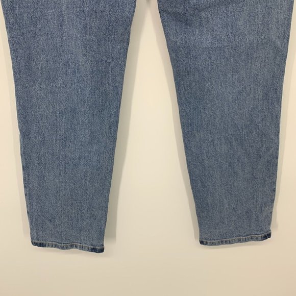 Everlane Jeans Original Cheeky High Rise Blue Denim Straight - Picture 11 of 12